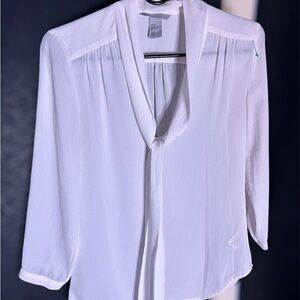 H&M Classic White Blouse